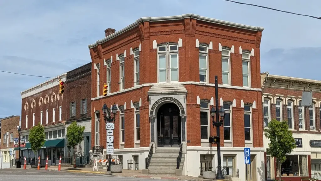 Downtown business building in Cadiz Ohio